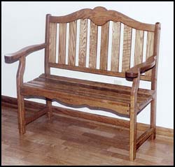 Heirloom quality wood benches