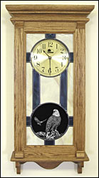 oak clocks, walnut clock