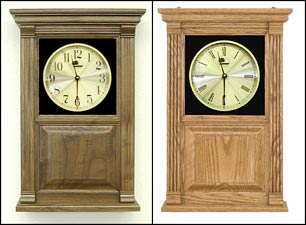 Small Wood Wall Clocks