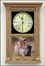 wedding photo clock