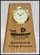  Custom Clocks, awards clock, personalized wooden clocks
